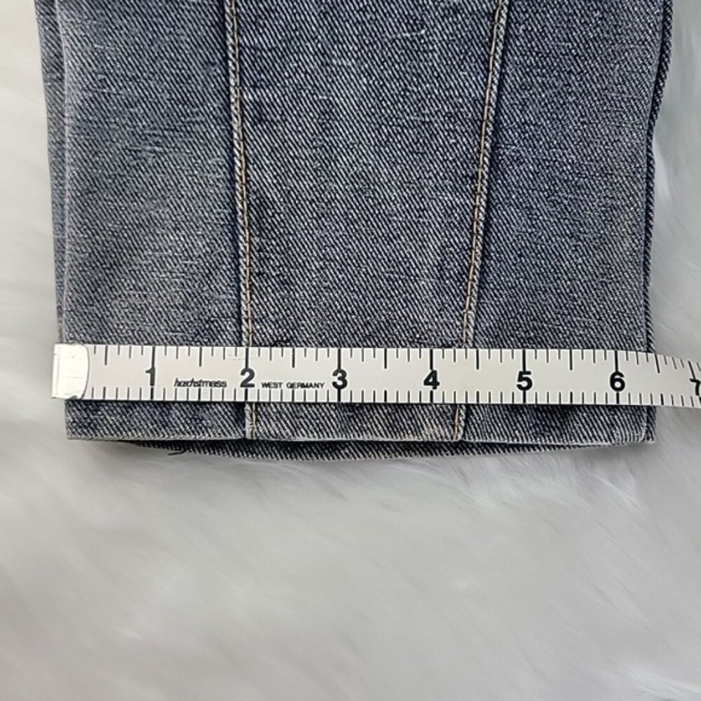 GUESS | GEORGES MARCIANO 80s RARE High Rise Snap Closure Patch Pocket Taper Jean - Picture 10 of 15